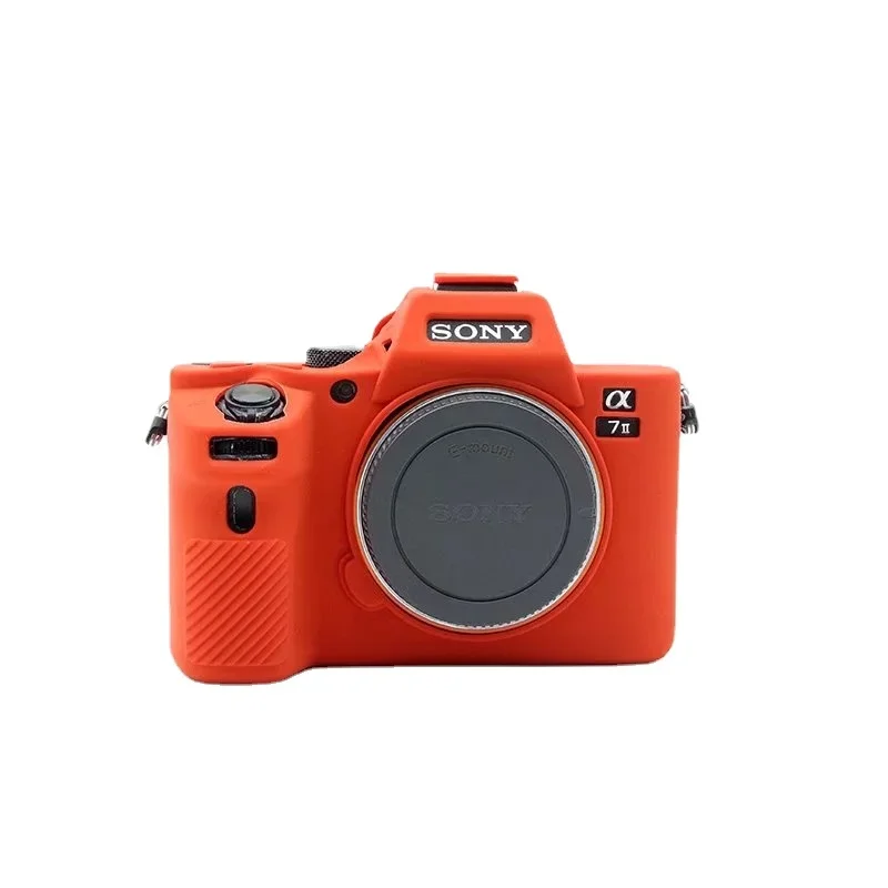 Funda protectora de goma de silicona para cámara A7II, funda protectora para Sony A7 II A7II A7R Mark 2 A7MII/A7RII/A7SII