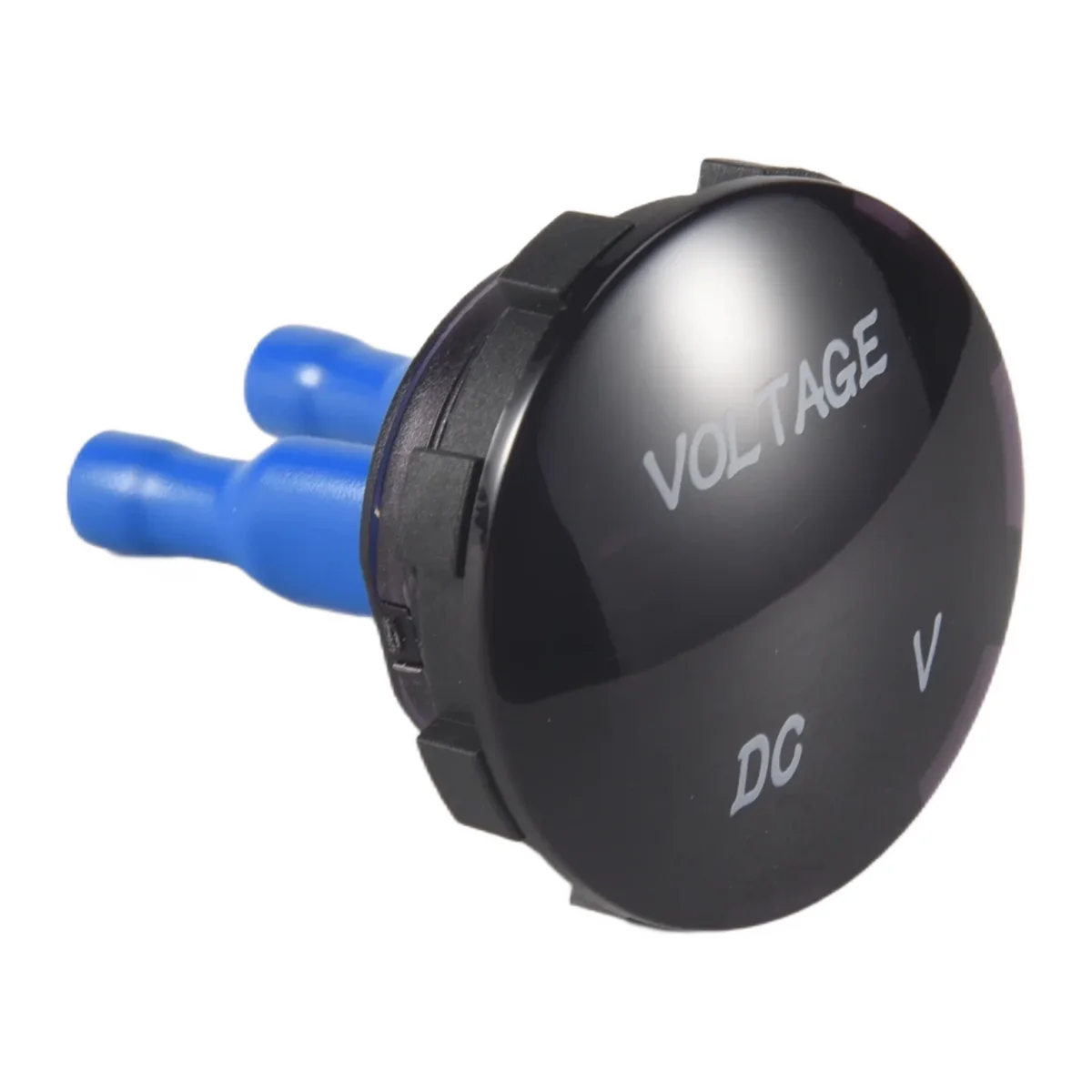 5V-25V DC Voltmeter LED Digital Display Panel Mounted Round Waterproof Car Motorcycle Car