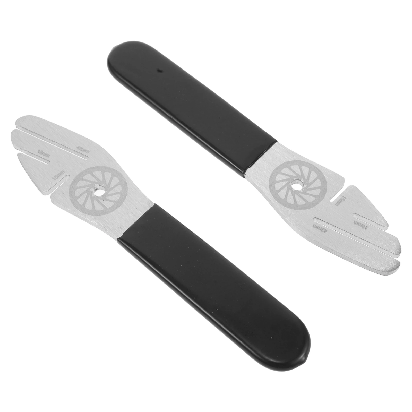 

2Pcs Bicycle Disc Brake Alignment Wrench Stainless Steel Repair Tool for Rotor Gap Correction Maintenance Accessories Bike Tools