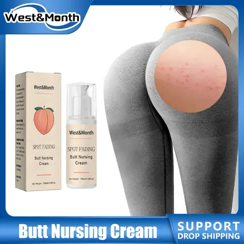 Butt A-cne Treatment Cream Remove Hip Acne Pim-ples Smooth Skin Anti Itching Prevent Pores Clogging Whitening Buttock Care Cream