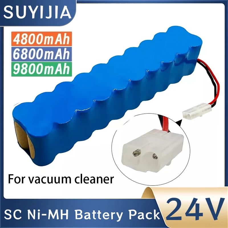 24V SC NiMH Battery Pack 9800mAh for Rowenta CD Vacuum Cleaner Besen Air Force Extreme RH8770 RH8771WS RH877501 RH8779 RH877901