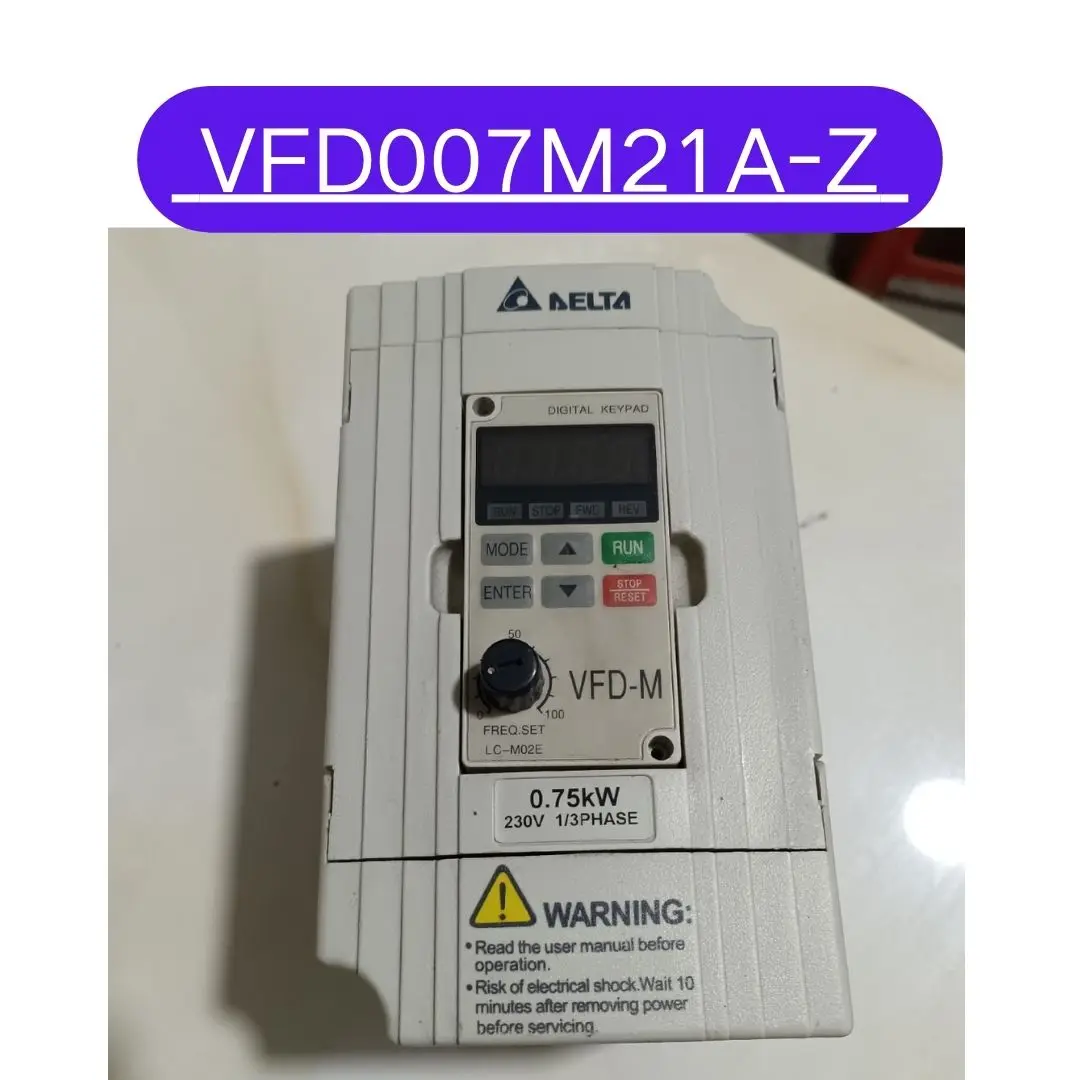 

Used VFD007M21A-Z inverter 0.75KW Test OK Fast Shipping