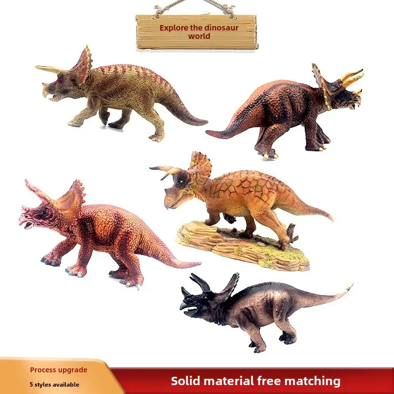 Dinosaur Toy Stegosaurus Model Herbivorous Dinosaur Realistic Solid Dinosaur Children's Toy From Mainland China Bionic Toys