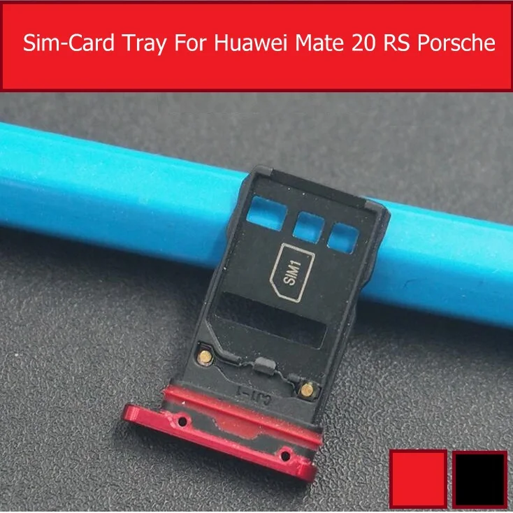 

Адаптеры лотка для SIM-карты для Huawei Mate 20, RS Porsche, держатель слота для SIM-карты, запасные части для ремонта