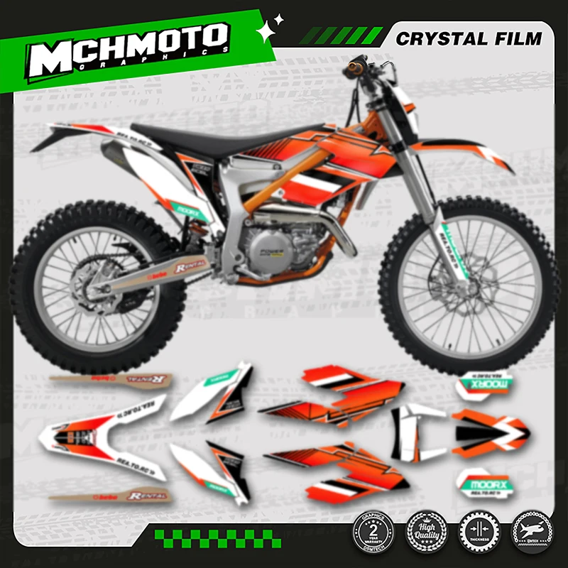 

MCHMFG Custom Team мотоциклетная графика фоновая наклейка наборы наклеек для KTM Freeride 250 300 2012-2017 2018-2020