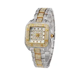 Famous Brand Fashion Diamond Quartz Luxury Watches Women  Full Diamond Female Wrist Watch