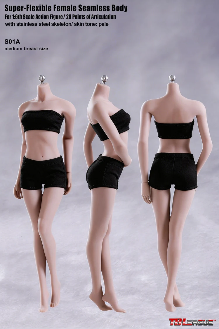 TBLeague Phicen 1/6 Female Seamless Pale Suntan Body TBL PH Small