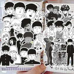 10/30/70pcs Anime Mob Psycho 100 Stickers Cartoon Black White Decals Laptop Phone Water Bottle Car Waterproof Sticker Kids Toys