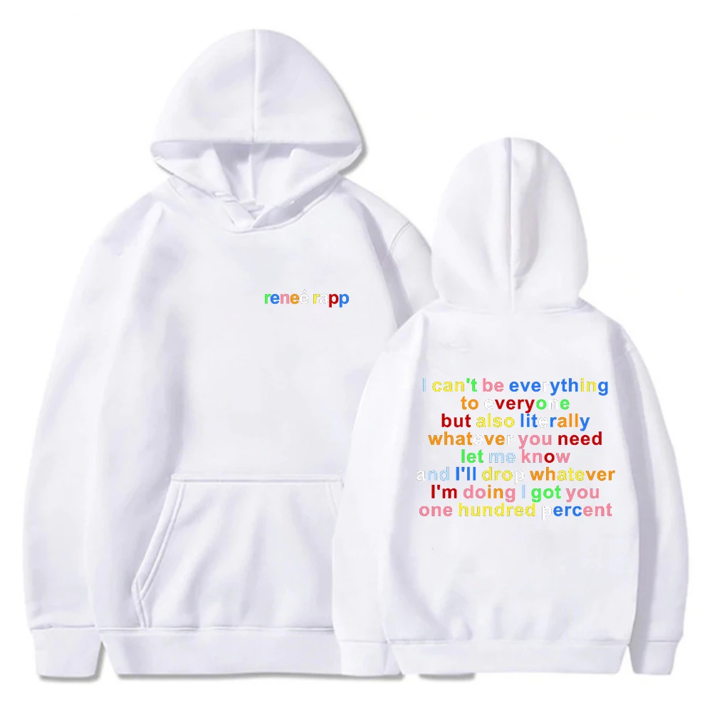 Renee Rapp Everything To Everyone Merch Hoodie Long Sleeve Streetwear Men Women Hooded Sweatshirt Fashion Clothes