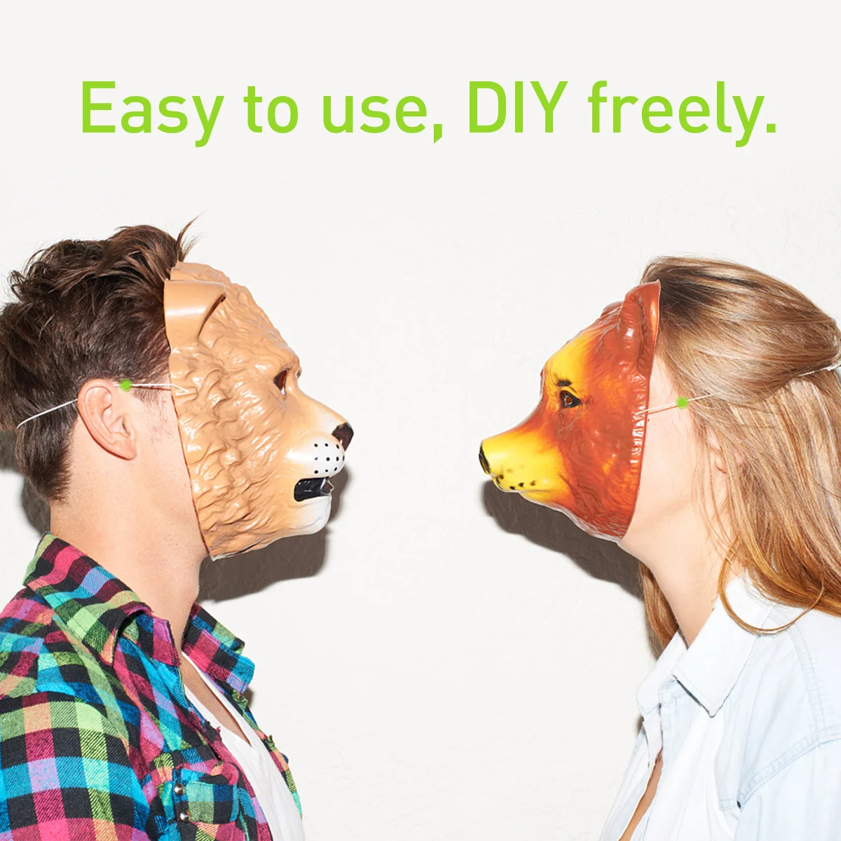 

50Pcs Elastic Barbed Cords Stretch Round Loop Strong Elastic String Smooth Barb Fastener for Masks Crafts Hanging Projects