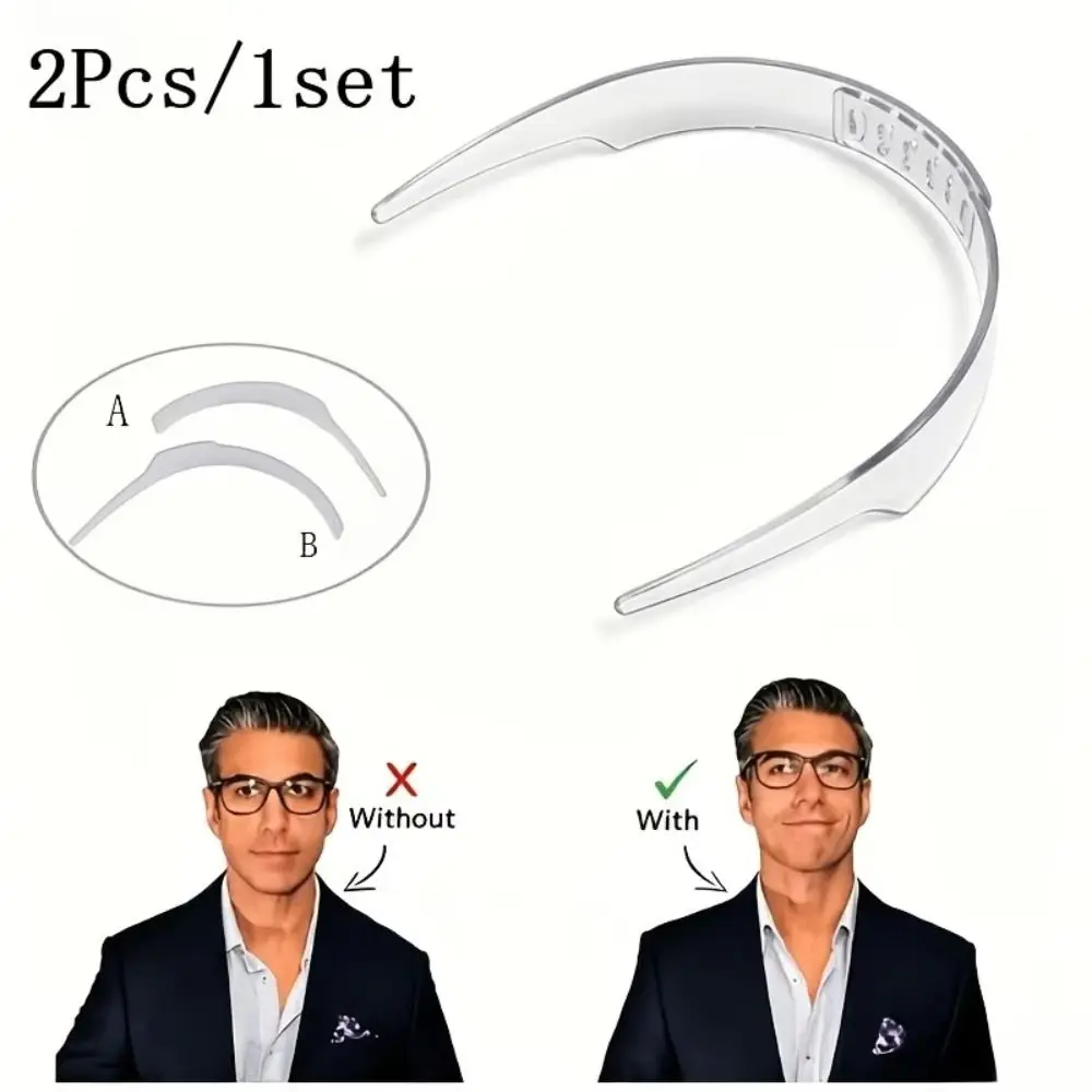 Adjustable Shirt Collar Support Shaper Collar Stays Bundle Kit Collar Stays Shirt Anti-roll Fixed Shaper Slick