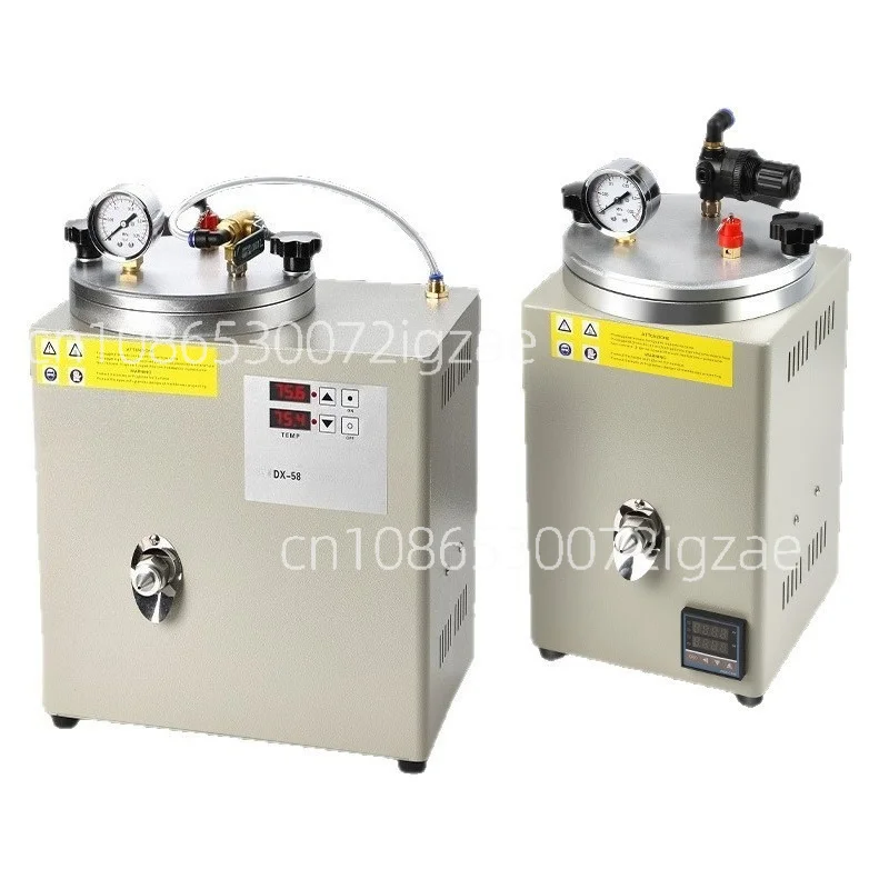

Vacuum automatic jewelry wax injection machine equipment digital pressure gauge pouring air wax injection machine