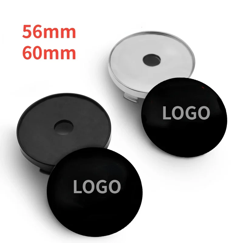 4Pcs / 56mm / 60mm Car Hub Cover Wheel Sticker Decoration Badge Hub car Accessories For Wheel center replacement MK3 MK2 Styling