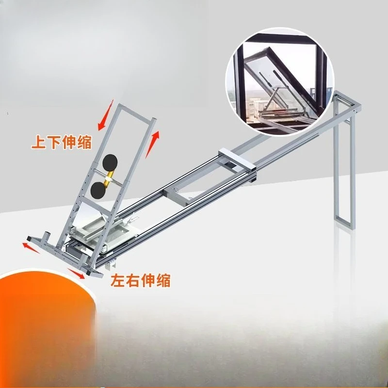 

Glass installation artifact, window hanging fan artifact adjustable rotating installation tool