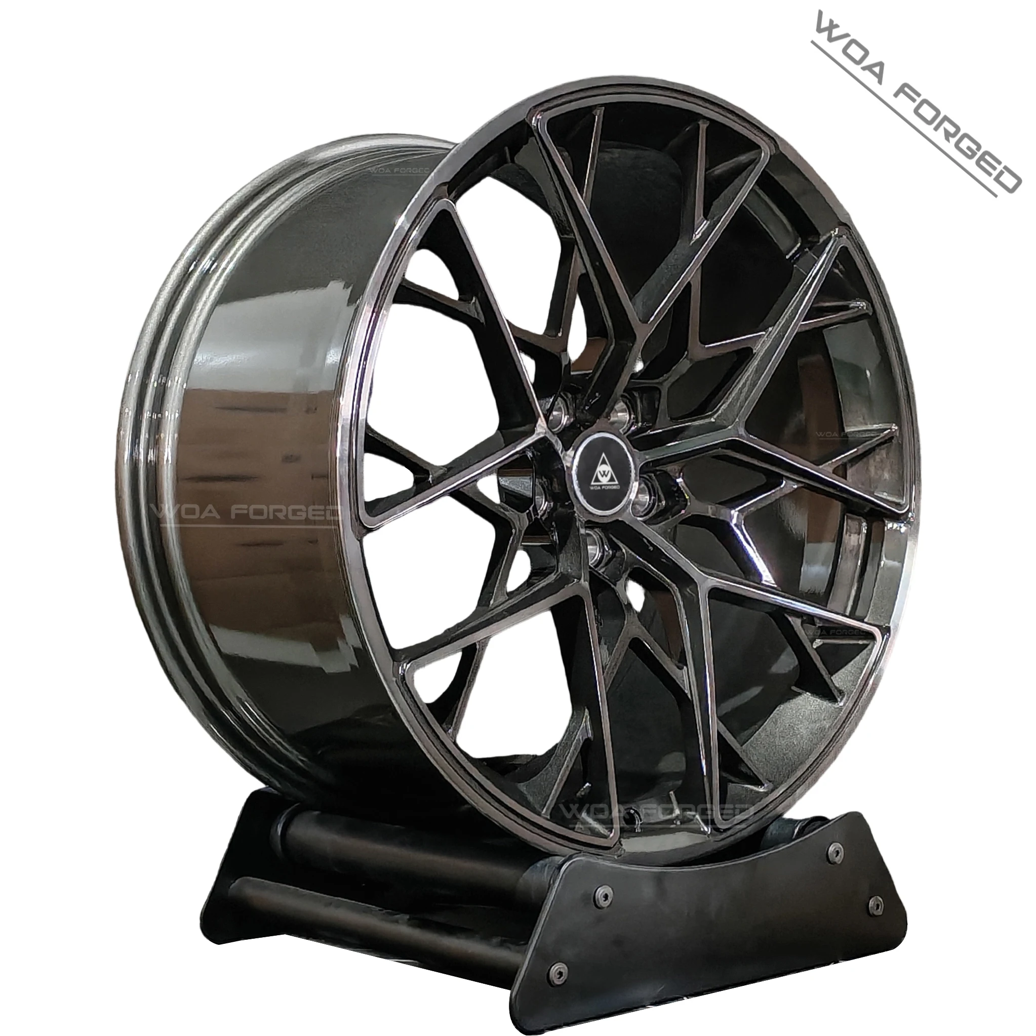 6061T6カスタムFF10マルチスポークスポーツカーホイール軽量鍛造アルミニウム5x114.3 PCD 35mm/40mm ET乗用車用新品