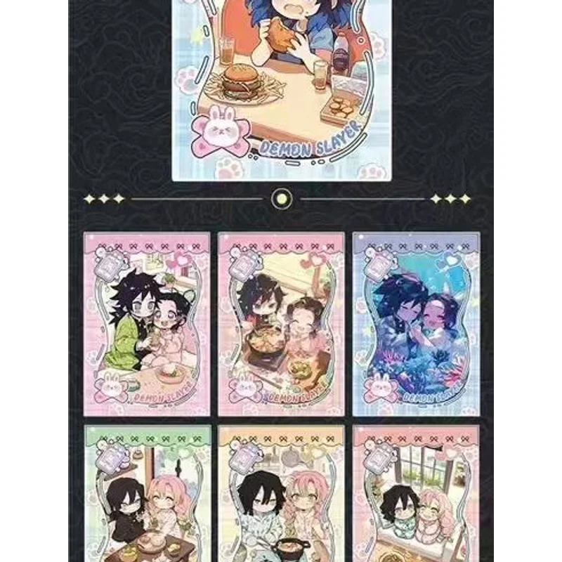 Wholesale 1case Demon Slayer Cards Anime Character Wedding Style Limited Card Toy Children Birthday Gifts