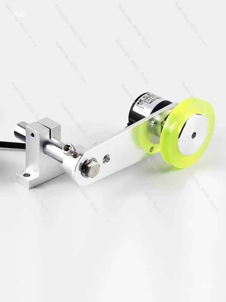 Roller encoder meter wheel high-precision code meter silicone rubber anti-skid meter length synchronous counting wheel