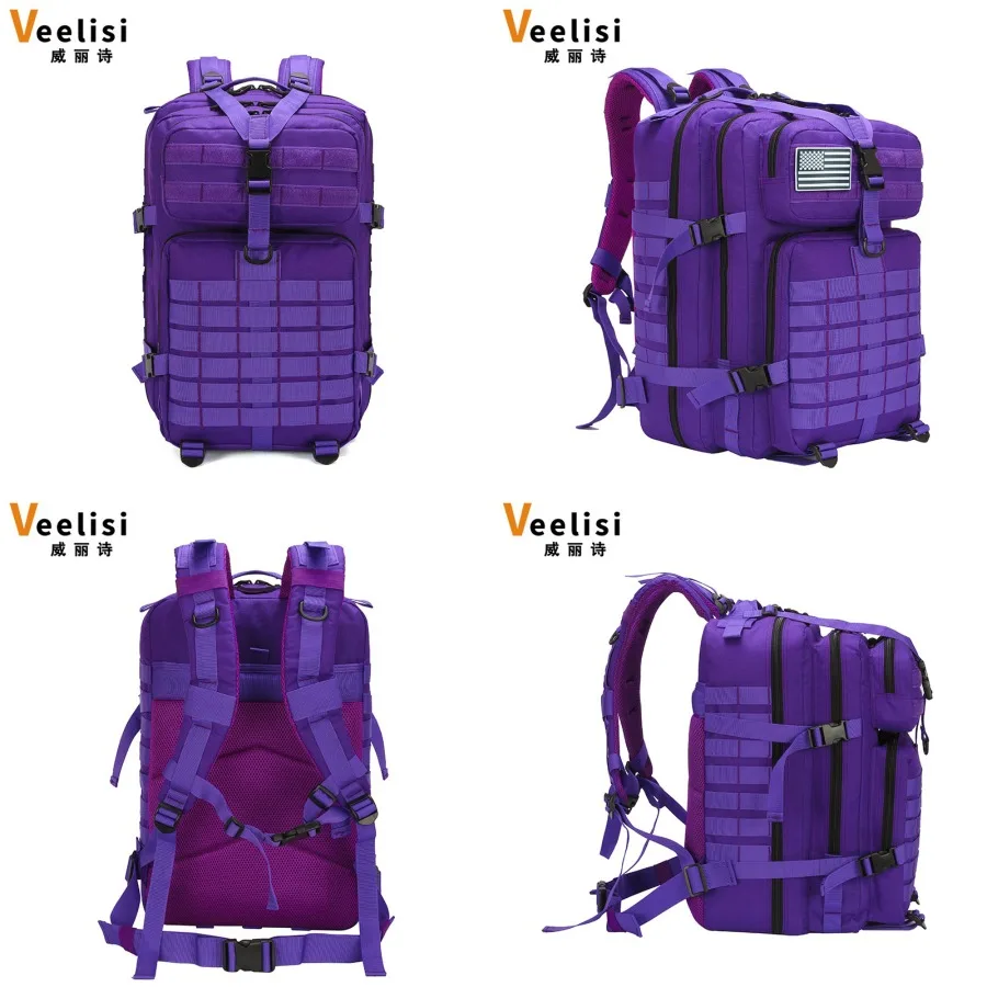 

【New style】Outdoor camouflage sports backpack large-capacity mountain climbing travel men's backpack multifunctional 3P tactica