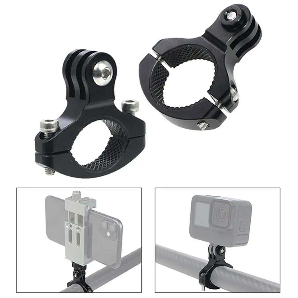 Action Camera Mounting Handlebar Clamp Aluminum Action Camera Handlebar Mount For Gopro 10 9 8 7 6 5 4