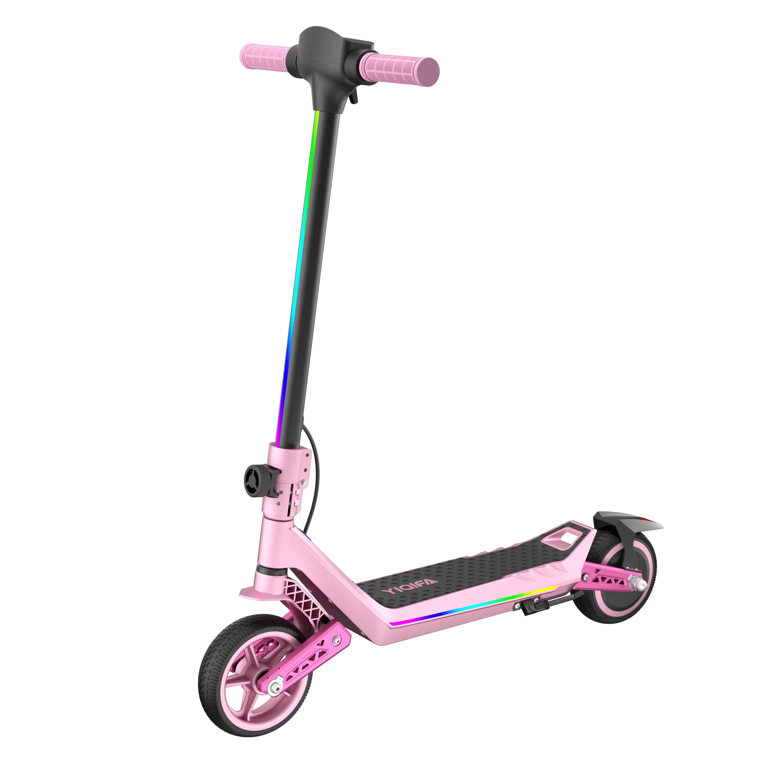 U8 elektrische scooter voor tieners, 130 W motor, 16 km/u, dubbele schokdemper, bereik van 10 km, airless banden, LED-verlichting, voor buitenplezier - afbeelding 2
