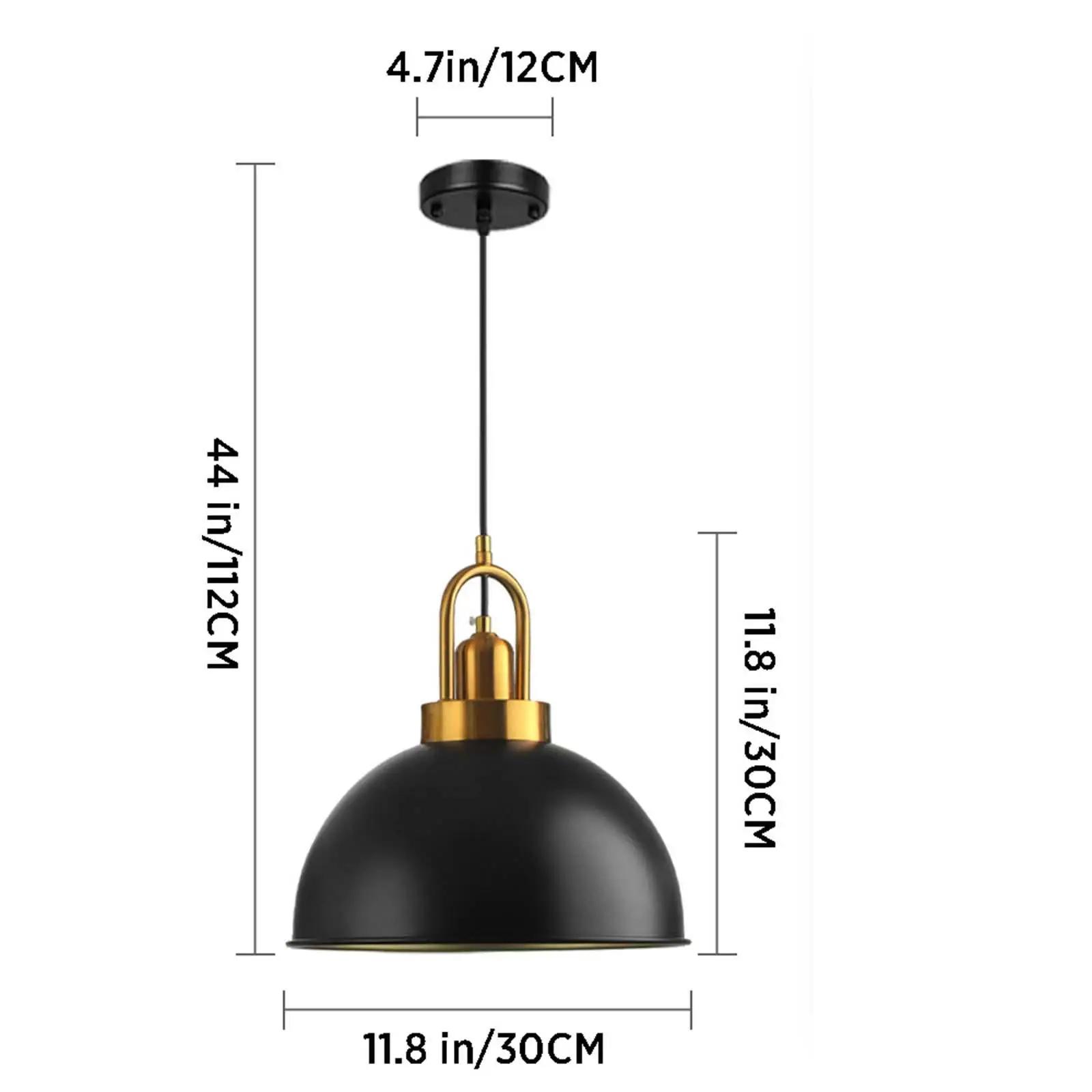 Pendant Light Fixture Portable Ceiling Light Fixture for Hallway Cafe