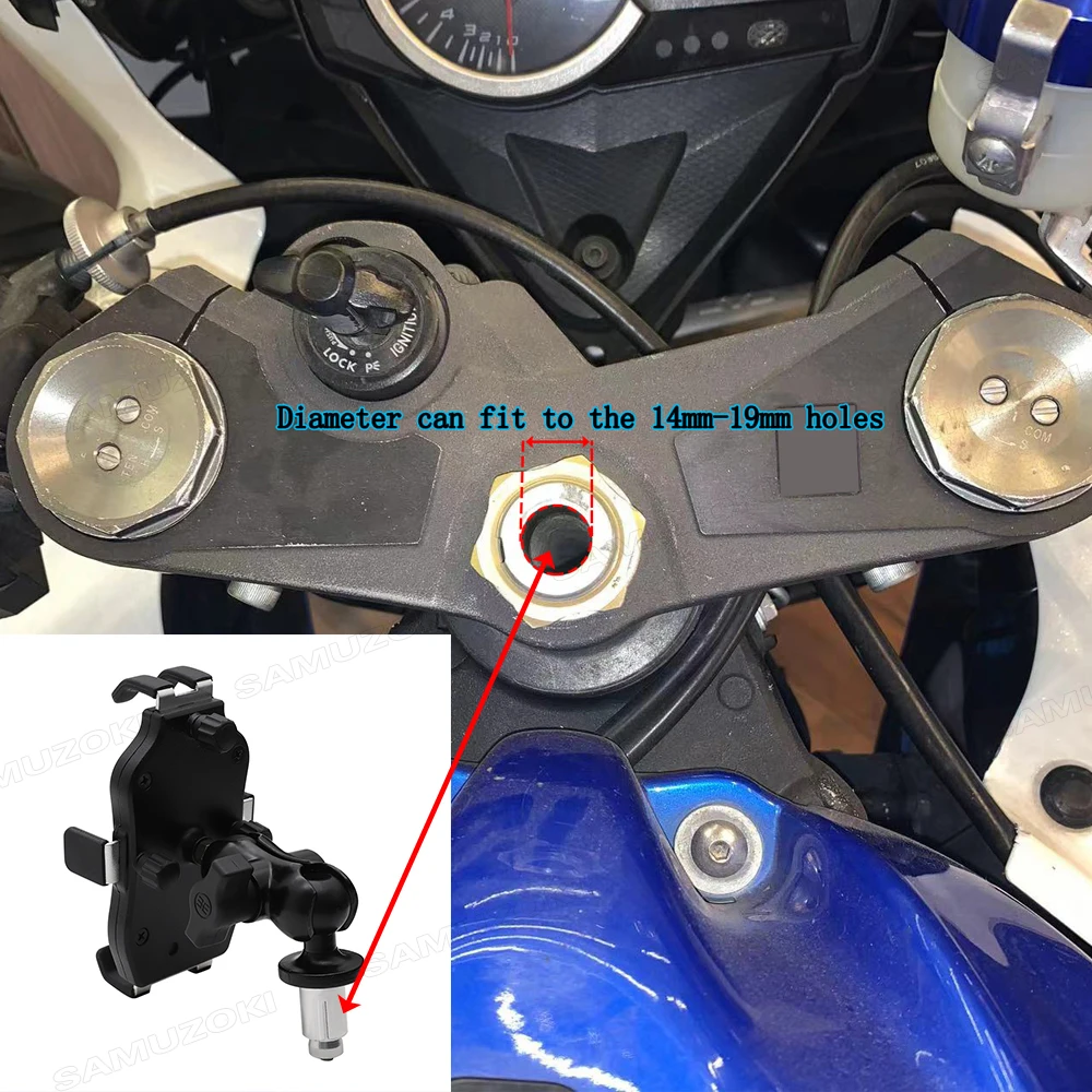 Navigation Phone Holder For HONDA F5 CBR650F VFR1200 BMW S1000RR HP4 2010 14 15 Motorcycle Frame Bracket Support Stand Mount