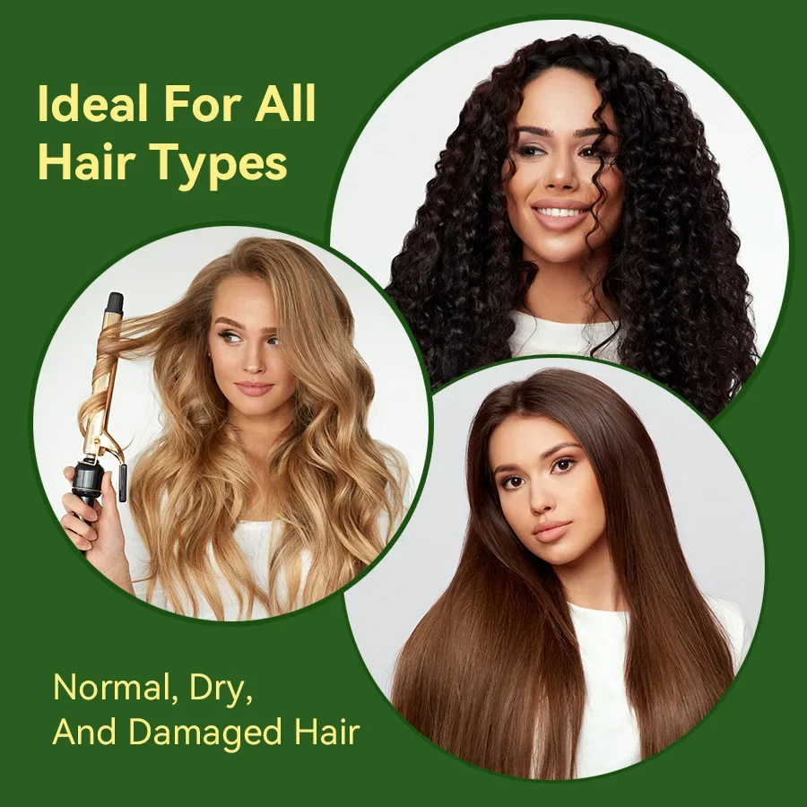 أقنعة معالجة الشعر بالكيراتين مع زيت إكليل الجبل - إصلاح الشعر الجاف، والتحكم في التجعد، وتعزيز الرطوبة على الفور