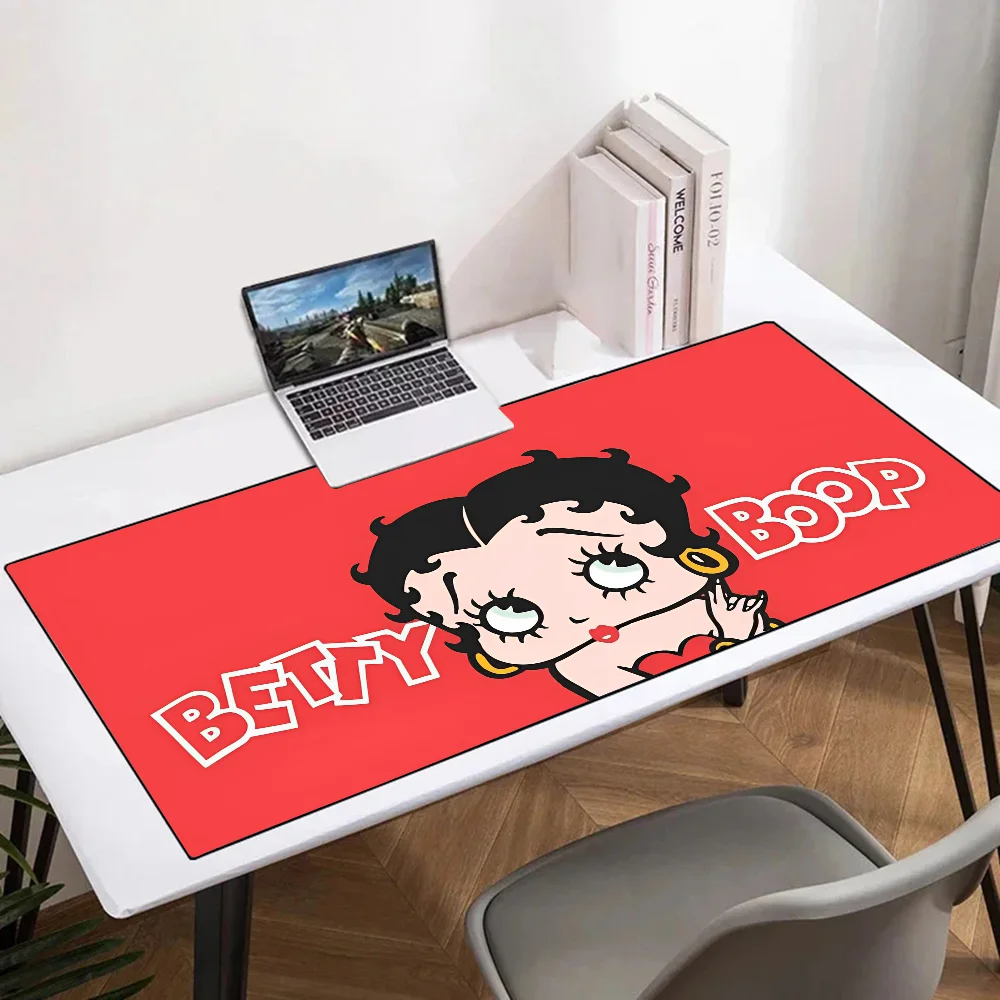 B-Betty-Cute-Boop Mousepad Mouse Mat Desk Mat With Pad Gaming Accessories Prime Gaming XXL Keyboard Pad Padding Mat