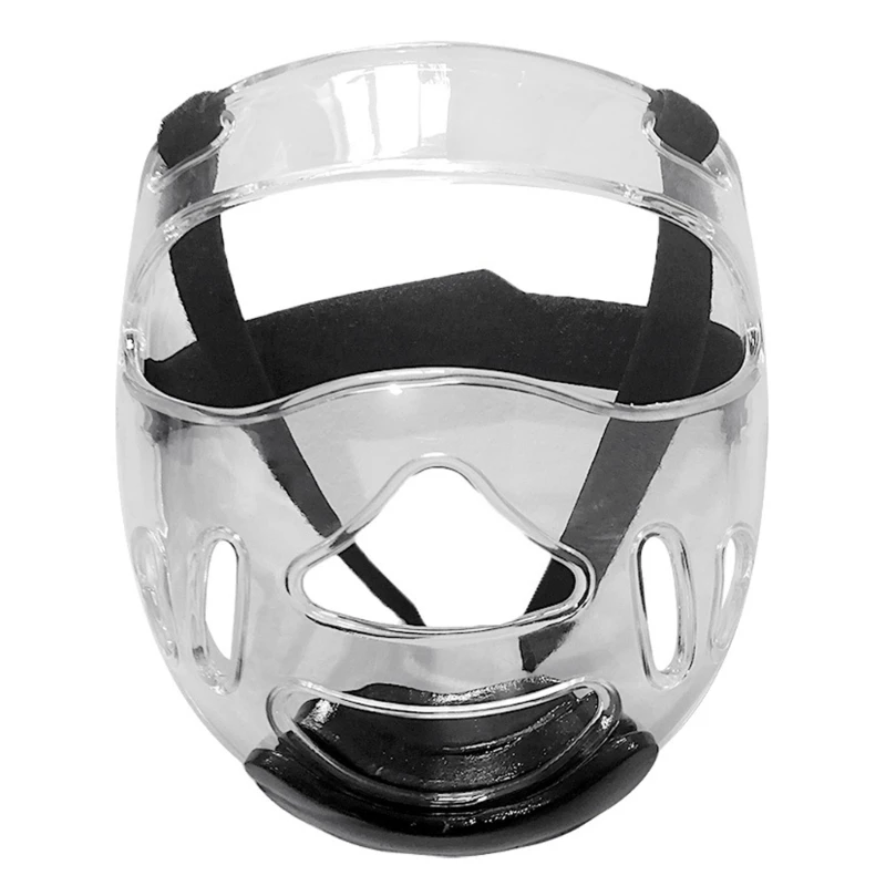 

Taekwondo Clear Detachable Protector Protective Mask Face Guard Headgear Guard Helmets Cover Head Protector Enduring .A5KC