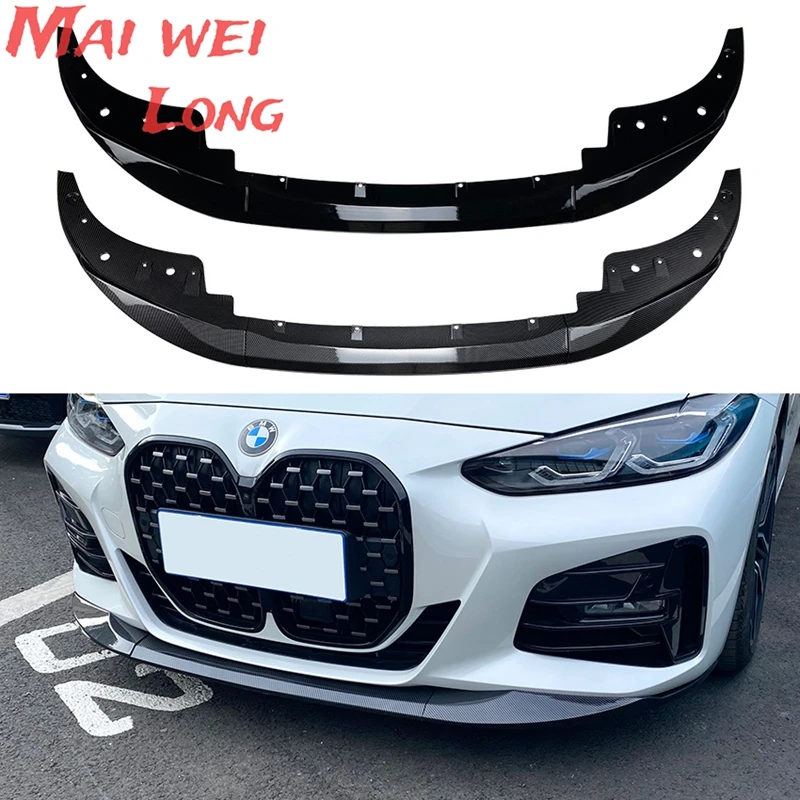 2020 To Up For BMW 4 Series 425i 430i G22 G23  Front Bumper Lip Body Kit Spoiler Splitter Deflector Lips Cover Guard