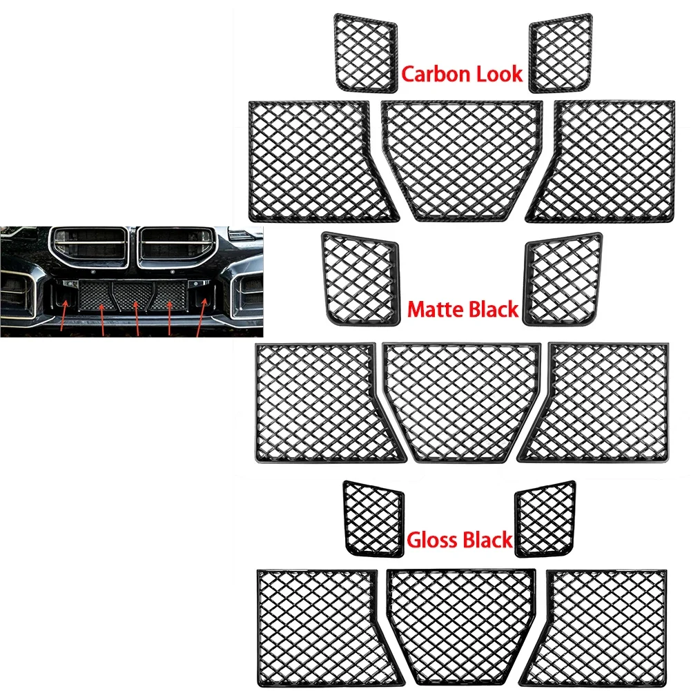 

5 Pack Car Front Bumper Center Lower Grille Mesh Guard For BMW G87 M2 2023-2025 Bumper Grill Guard Inserts Mesh Air Inlet Cover