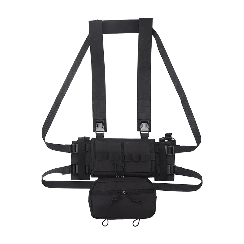 

Tactical MK3 Chest Rig Micro Chassis SACK Pouch H Harness M4 AK Magazine Insert Airsoft Paintball Accessories Hunting Vest