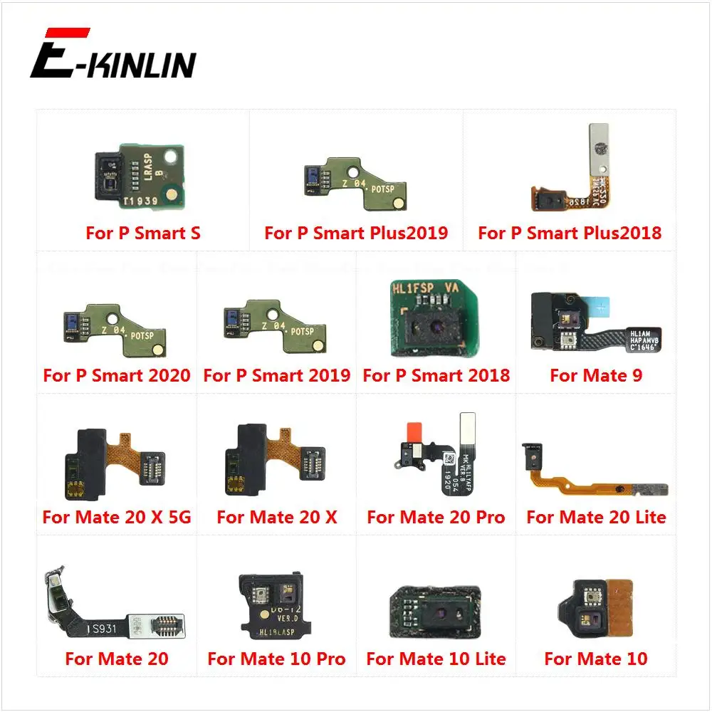 Proximity Distance Ambient Flash Light Sensor Connector Flex Cable For Huawei P Smart S Plus Mate 9 10 20 X Lite Pro