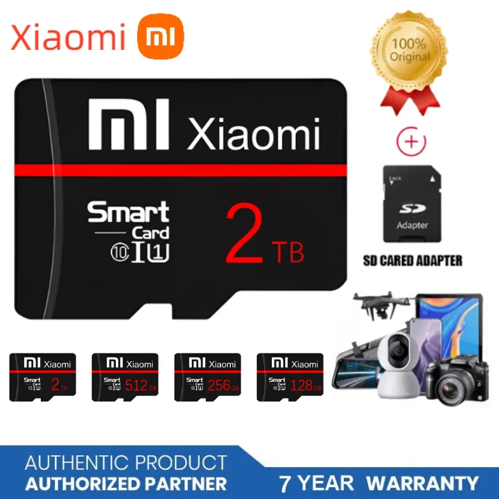 Xiaomi 2TB kartu memori kecepatan tinggi, kartu TF mikro 1TB 2024 GB 128GB 256GB untuk Nintendo Switch Ps4 512