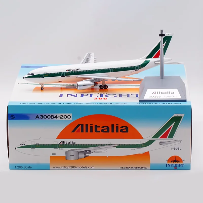 Inflight Diecast 1:200 Scale Alitalia IF30B4AZ0623 I-BUSL Aircraft Simulation Alloy Finished Souvenir Hobby Collection Toy Gift