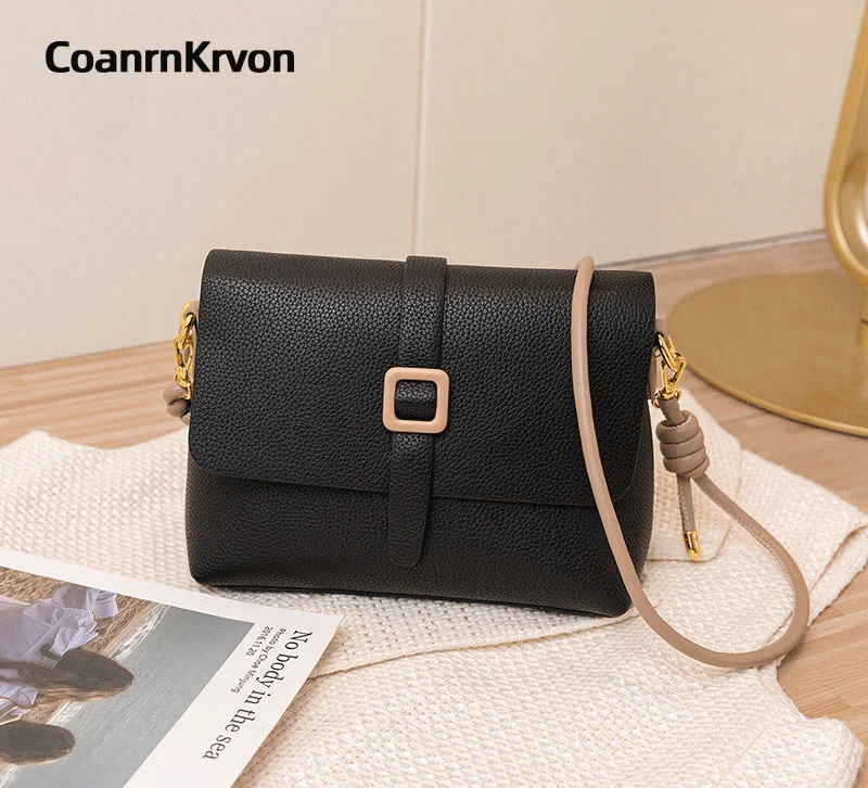 Fashionable Niche Light Luxury One Shoulder Versatile Leather Carrying Crossbody Bag For Women handbags Women\'s bags on sale