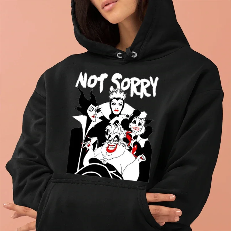 Women Hoodie Kawaii Disney Autumn Fashion Bad Girl Have More Graphic Tops Hoodies Harajuku Gothic Hooded Clothing Sweatshirt