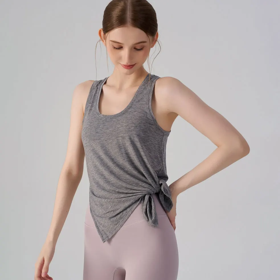 Stown Women Lycocell Sports Tank Top High Stretch Breathable Soft Women Yoga Shirt for Running Pilates Fitness Workout