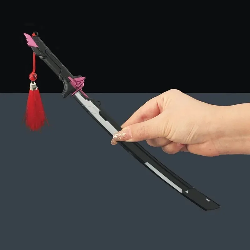 30cm Game Periphery Valorant EX.O Edge Melee Weapon Knife Metal Sword Weapon Model Ornament Decoration Crafts Gifts Dolls Toys