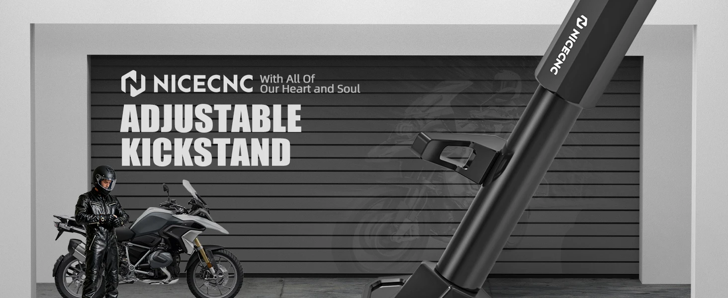 NICECNC Motorrad-Seitenständer für BMW R1250GS/Adventure R1250GSA R1250 GSA 2019 2020 2021 2022 2023 2024 – Detail 1