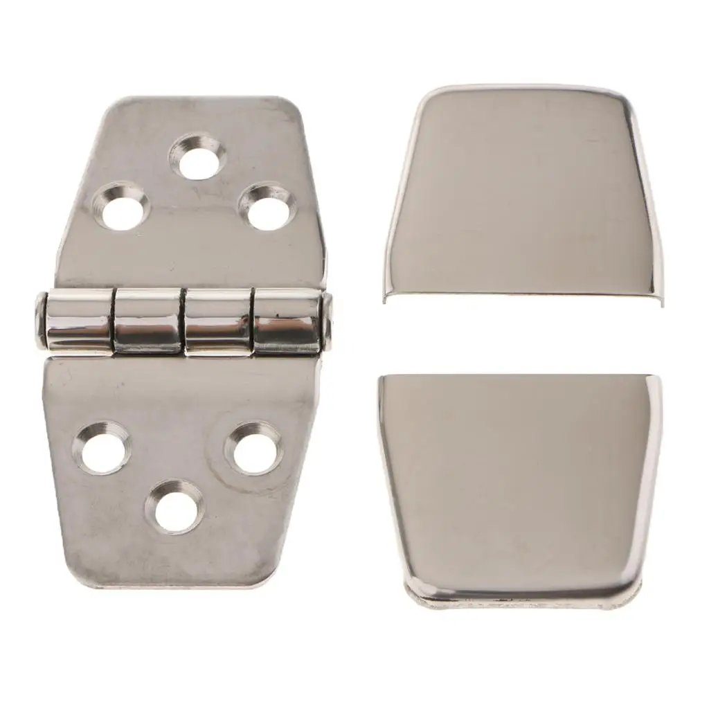 Marine Stainless Steel Hinge with Cover for Boat RV Door 1.5