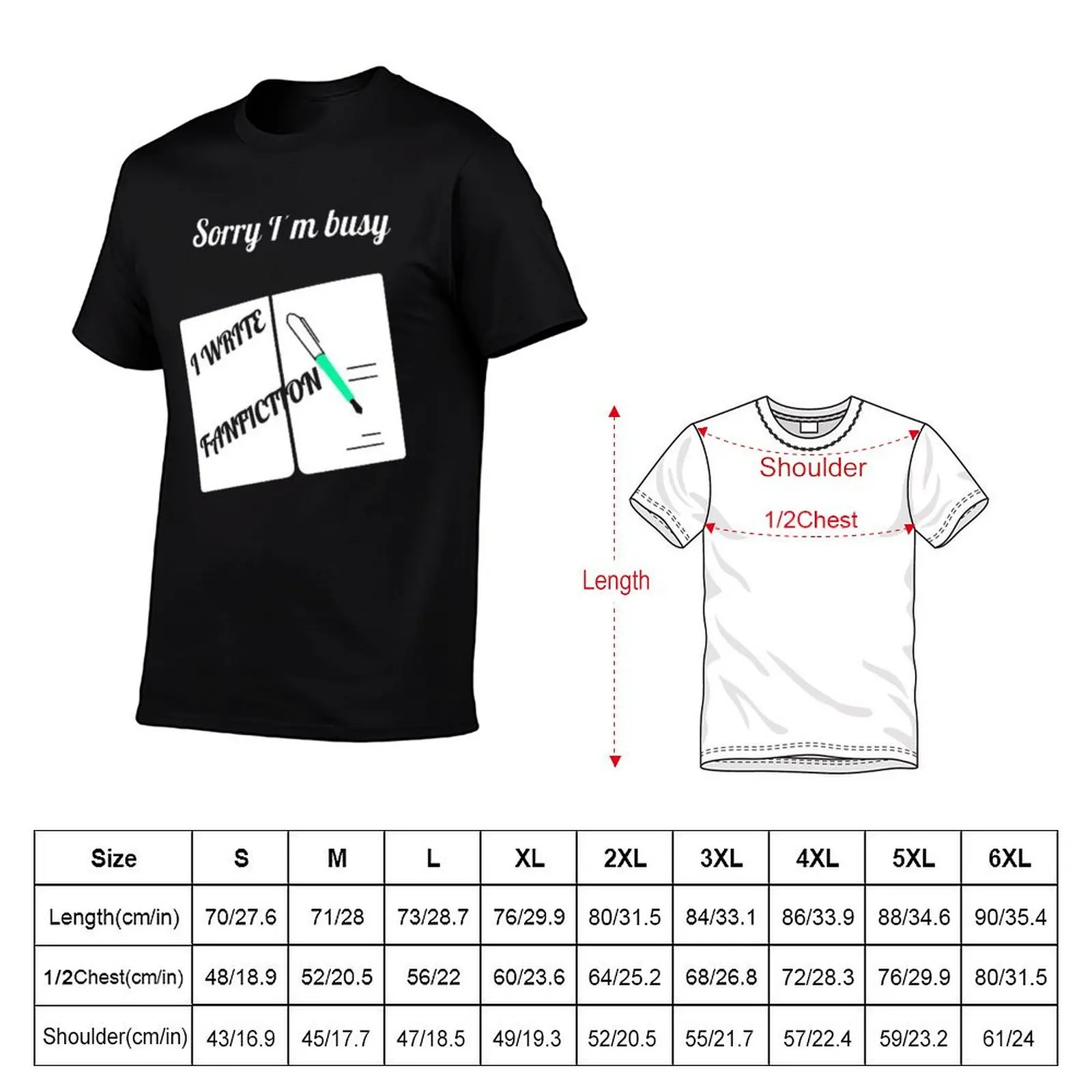 Sorry I'm busy I write fanfiction. T-Shirt anime heavyweights Men's clothing