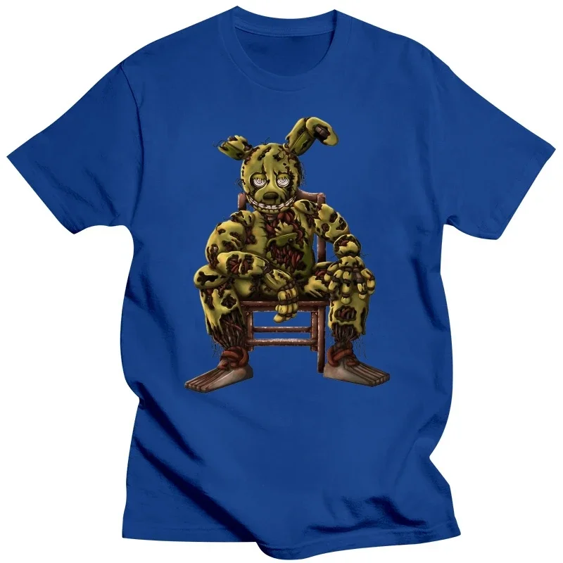 Man TShirt Springtrap Sat In Chair Distinctive T Shirt Original Sweatshirts New Trend Informal manga Sweatshirt vintage