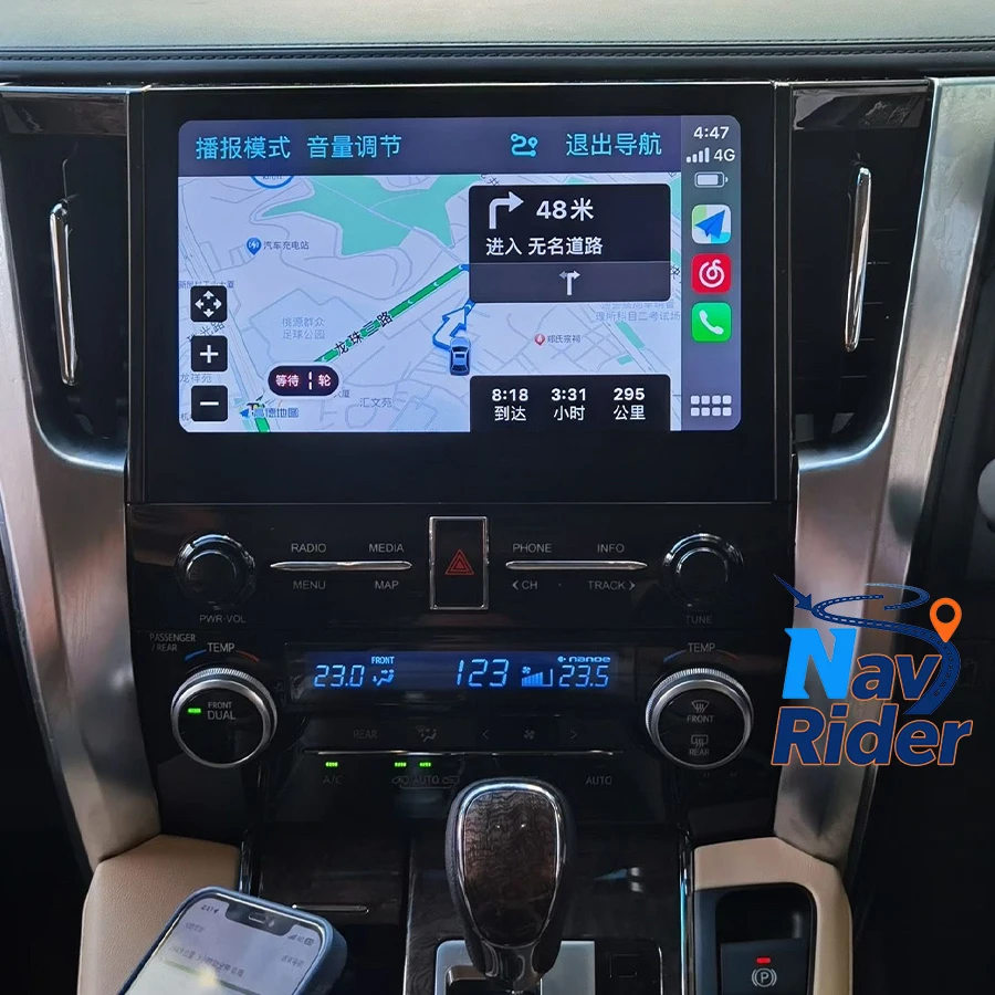 

10.5" Android For Toyota Alphard 30 Series Vellfire A30 2015-2019 Modified 35 Series 2023 A35 Carplay GPS Autoradio Navigation