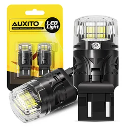 AUXITO 2Pcs W21/5W 7443 LED Bulb 7440 W21W T20 LED White Reversing Light Car Parking Position Light DRL Daytime Running Lamp 12V