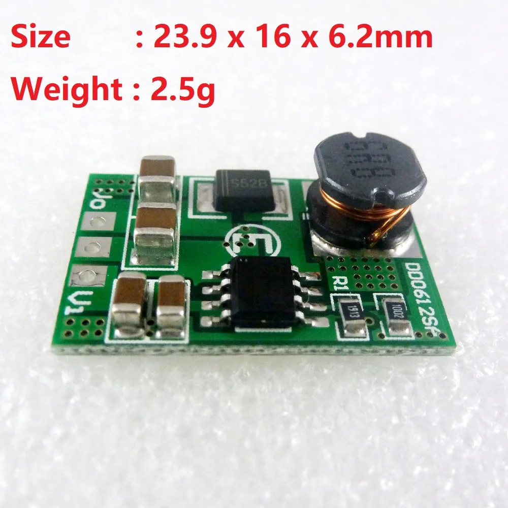 3.5A DC-DC 3V 3.3V 3.7V 4.2V 5V a 5V 6V 9V 12V Step-up Boost Converter Tensão Regular Placa de Módulo de Fonte de Alimentação