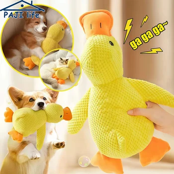 Plush Quacking Duck Dog Toy 1