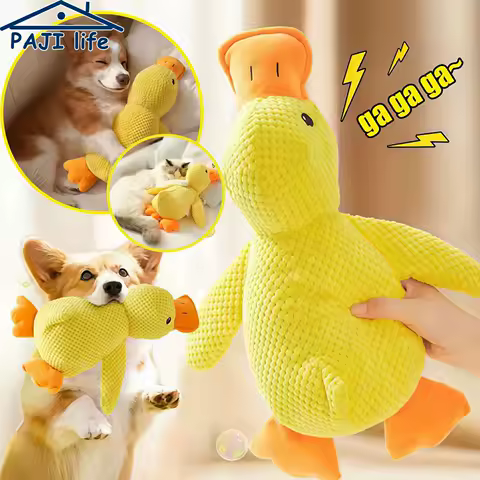 Duck dog toy plush chew resistant durable dog toy with quacking sound teeth grinding relief sof... product image