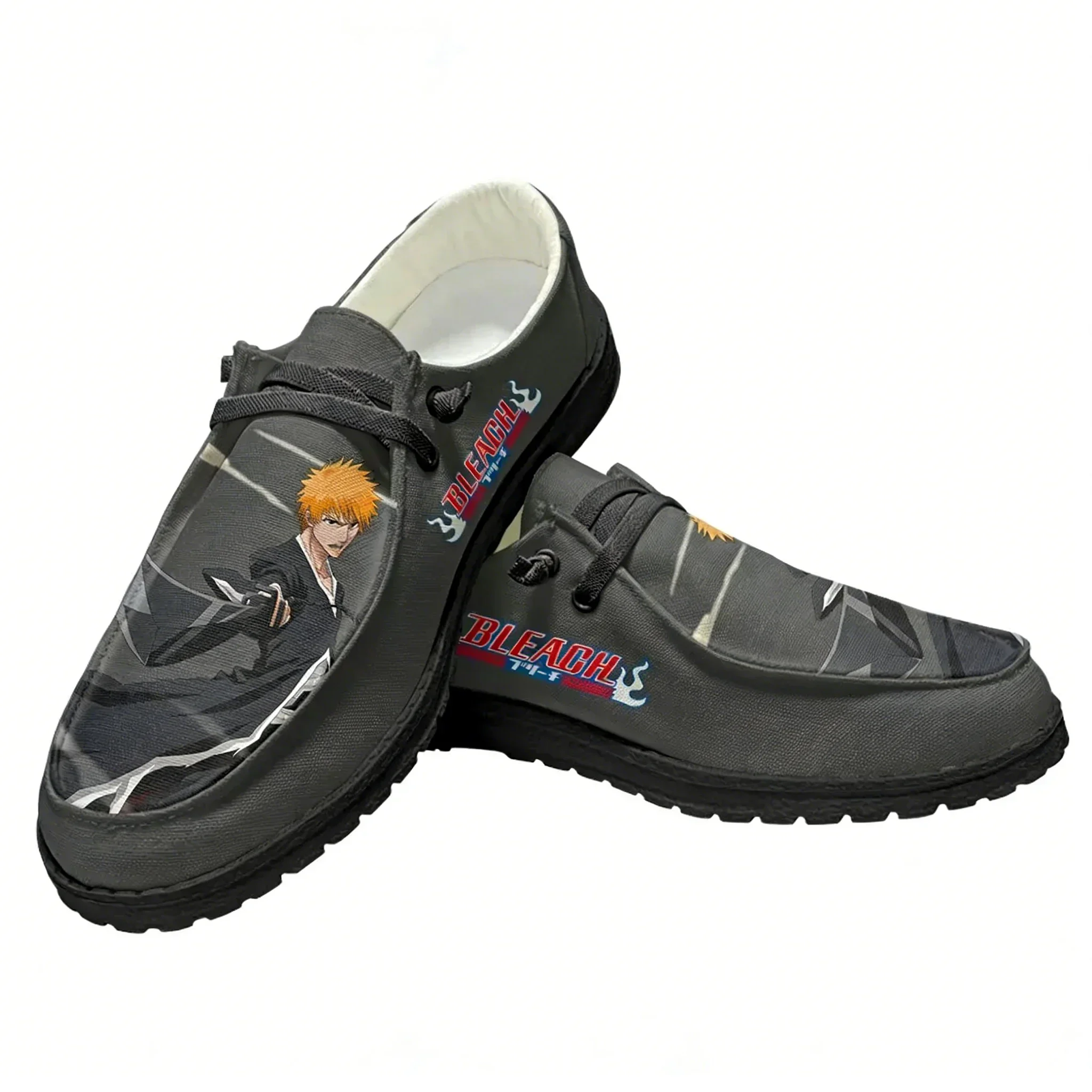 

B-BLEACH Casual Shoes Flat Shoe Men Woman Breathable Casual Indoor Outdoor Lightweight Footwear Couple Custom Made Shoe