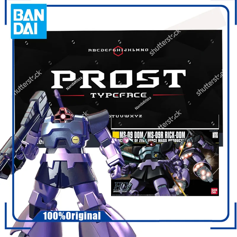 

In Stock Genuine Bandai OriginalHGUC Normal Edition 059 MS-09 Big Demon Anime Action Figures Assembly Toys Gift Collection Model